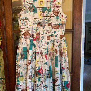 Retrospec'd Peggy Great Escape Dress - EUC
